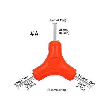 Шестограмен Ключ 3 в 1 От Въглеродна Стомана Ръчни Инструменти За Техническо обслужване на Гаечных Ключове R7UA