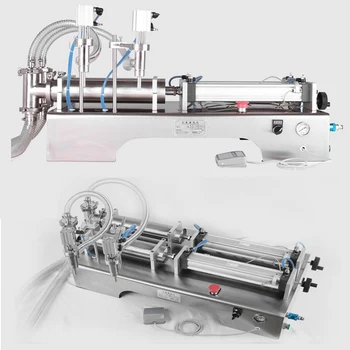 Широко използвана пневматична машина за бутилиране на течности обем 5-5000 мл, Малка машина за опаковане на парфюми за кола