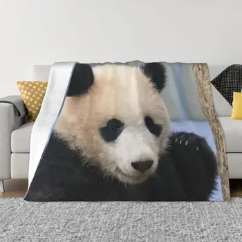 Японското одеяло Xiangxiang Panda Меки плюшени хипоалергенни наметала за обзавеждане грижа Машина за домашен декор