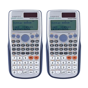 оригинален калкулатор 1бр FX-991ES-PLUS 417 функции Студентски компютър Училище офис чл хранене Финансови аксесоари