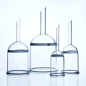 стъклена Бюхнерова фуния с обем 1 бр 250 мл, филтър G1-G5 1 # -5 #, Посуда и прибори за химическа лаборатория
