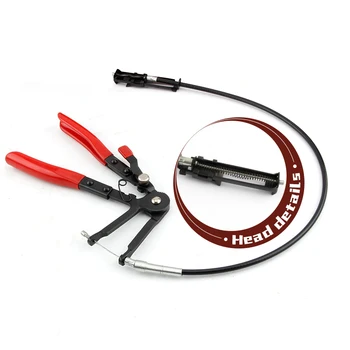 удлинительный кабел 640 мм, Тип кабел, гъвкав проводник, Клещи за захващане на маркуча за колата, Инструменти за теглене на скобата на маркуча