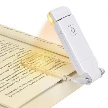 Led USB-акумулаторна Портретно лампа за защита на очите, лека нощ, Преносима настолна лампа със скоба, нощна светлина за четене маркиране на нощна светлина за четене лампа за четене