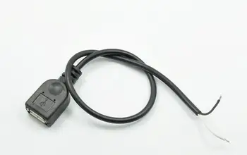 [VK] USB кабел за женски колан от USB-кабел за заваряване на женски глави, USB-кабел за направи си сам, с дължина на проводника: 30 см