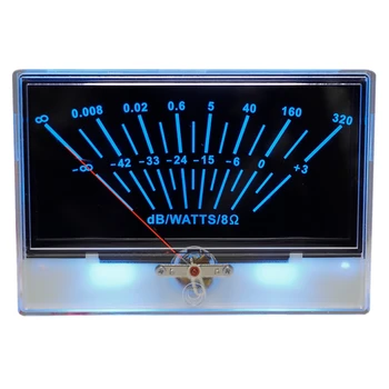 Заплащане на водача P-134 VU-Meter Такса с VU-Meter Аудио Подсветка Аналогов Цифров измерител на мощност