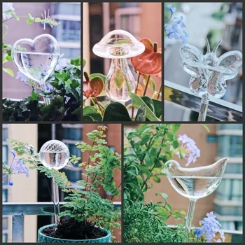 Креативни Стъклени цветя, растения Пиенето на вода Устройство за напояване гъби Самополивающийся Капково напояване Декор за поливане на градински растения
