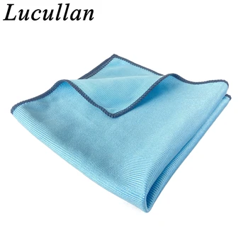 Кърпички за подсушаване на стъкло от микрофибър Lucullan- (16x16 см) Бързо почистване на стъкла, огледала и неръждаема стомана, от разводи и кърпичка