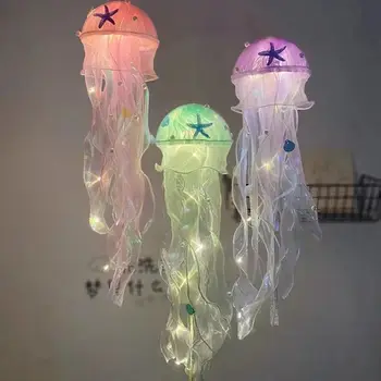 Подпори, Аксесоари за партита в морето Русалка Парти Лампа във формата на медузи Детски играчки Нощна атмосферни лампа за Въздушна подвесная окачване