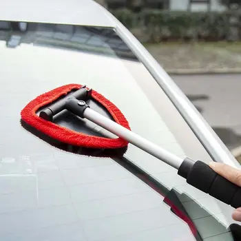 Телескопична дръжка на Инструмент за грижа за автомобила Четка за измиване на автомобила Автомивка стъкла, Четка за почистване на предното стъкло на превозното средство